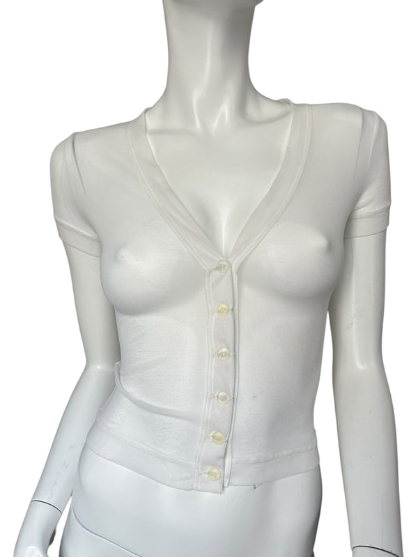 PLEIN SUD SHEER CARDIGAN