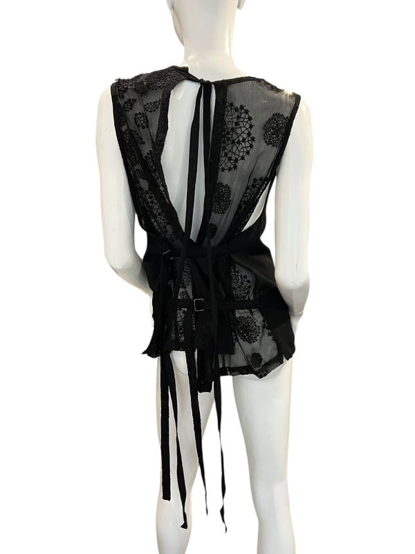 ANN DEMEULEMEESTER SLEEVELESS VEST