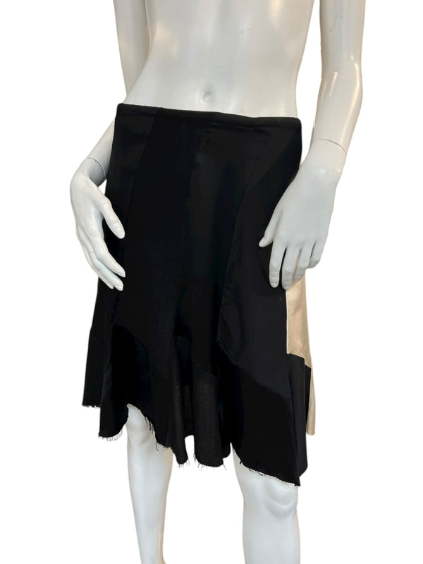 ANN DEMEULEMEESTER SILK SKIRT