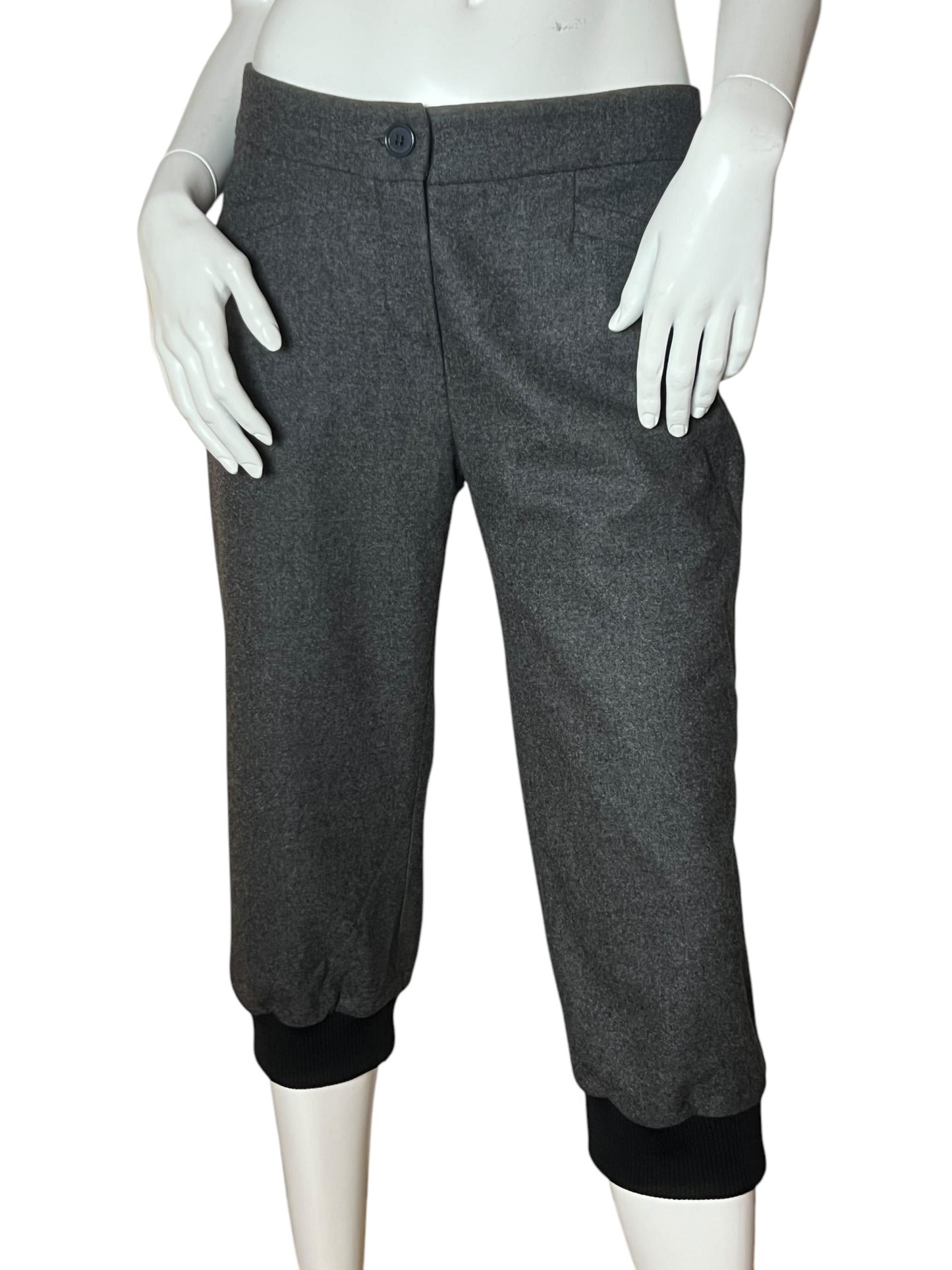 MIU MIU WOOL CAPRI PANTS