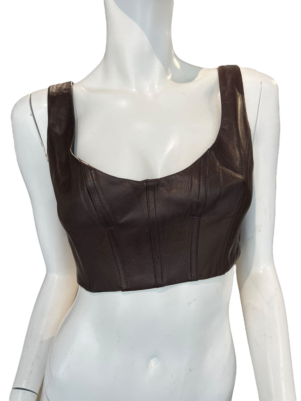 PLEIN SUD F/W 1994 LEATHER TOP