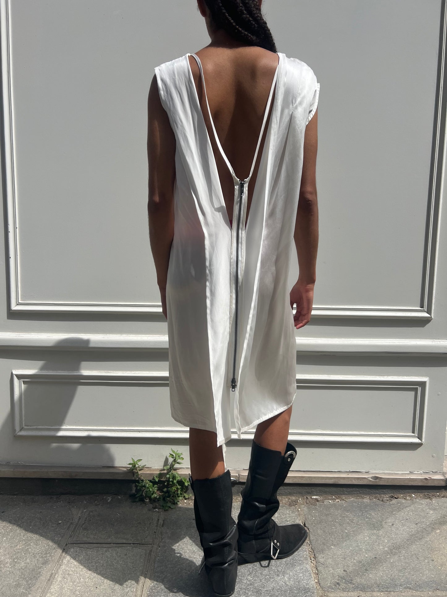 ANN DEMEULEMEESTER SILK DRESS