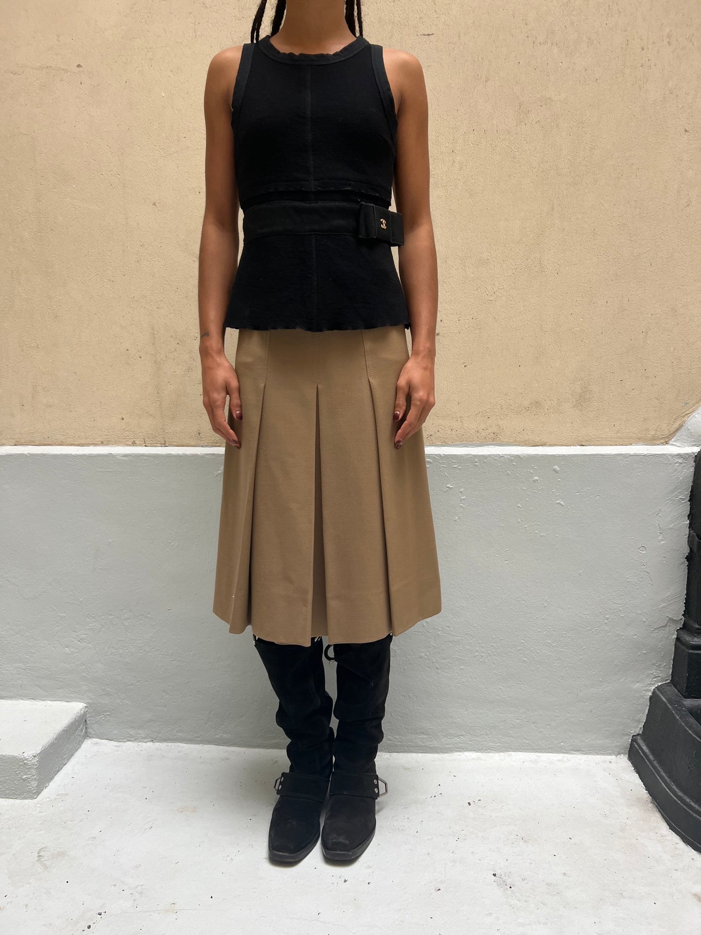 CELINE PLEATED SKIRT