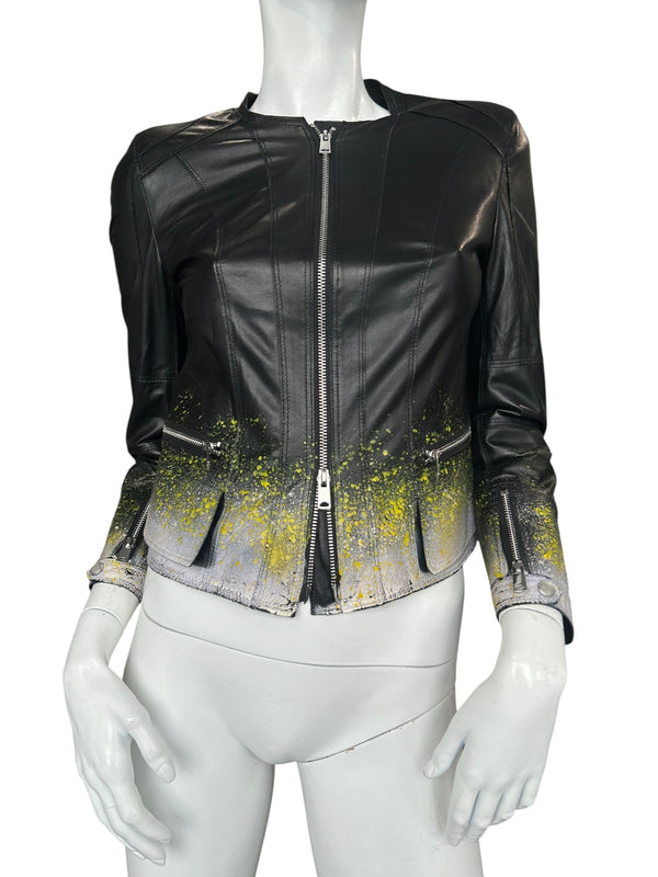 SYLVIE SCHIMMEL LEATHER JACKET