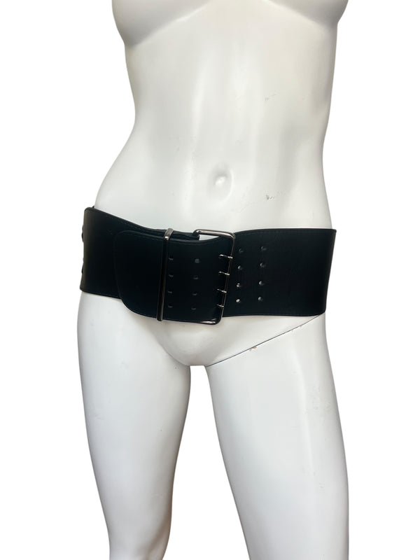 LUISA SPAGNOLI LACING LEATHER BELT