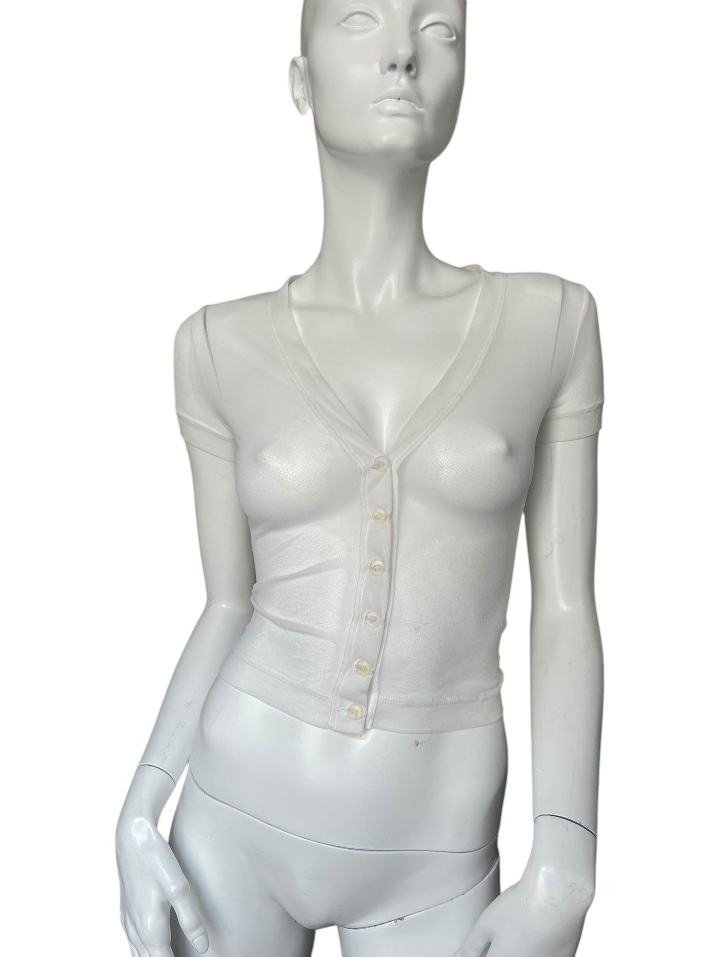 PLEIN SUD SHEER CARDIGAN