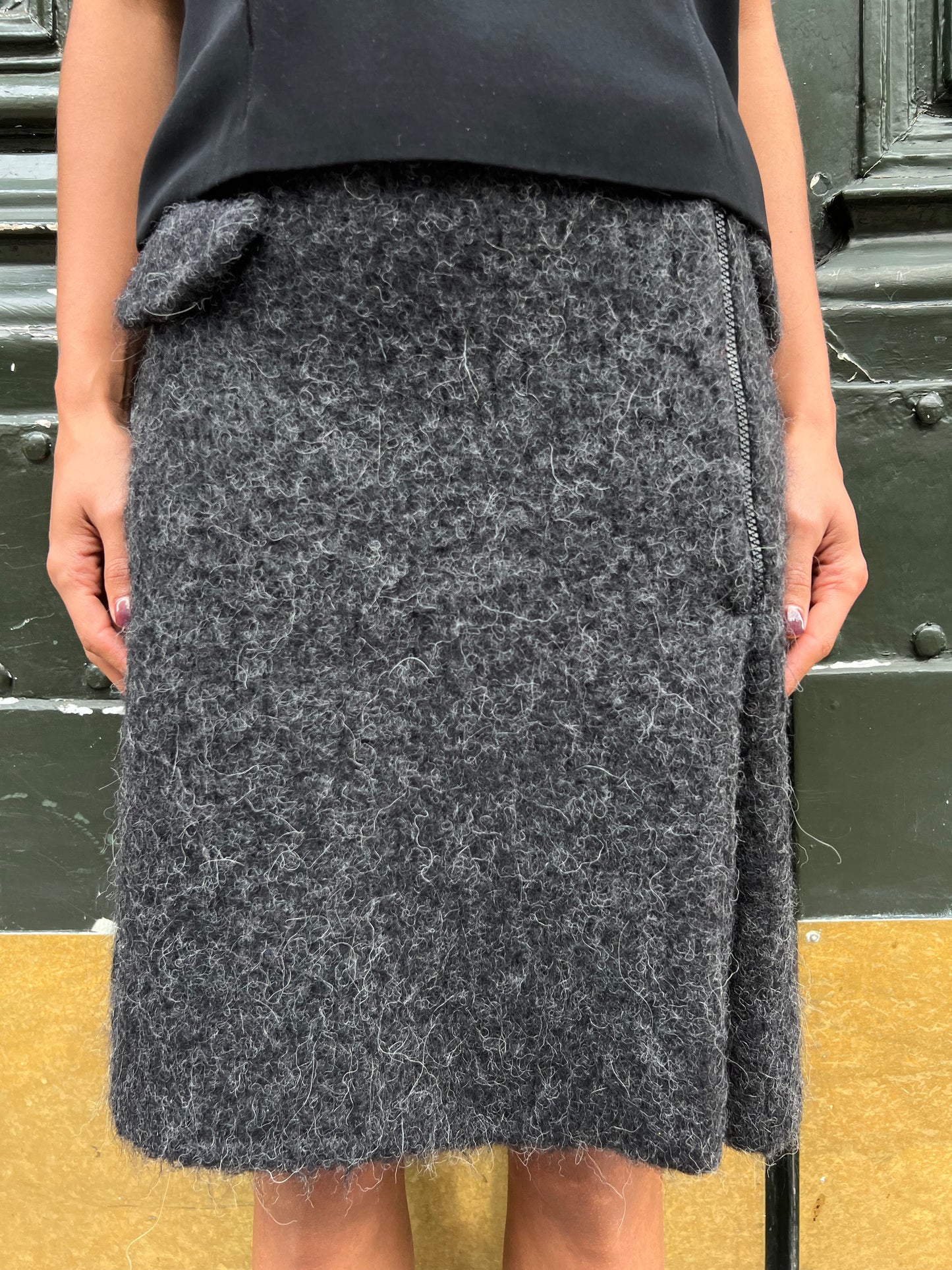 EMPORIO ARMANI WOOL SKIRT