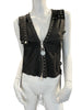 Thumbnail for DIESEL LEATHER ZIP VEST