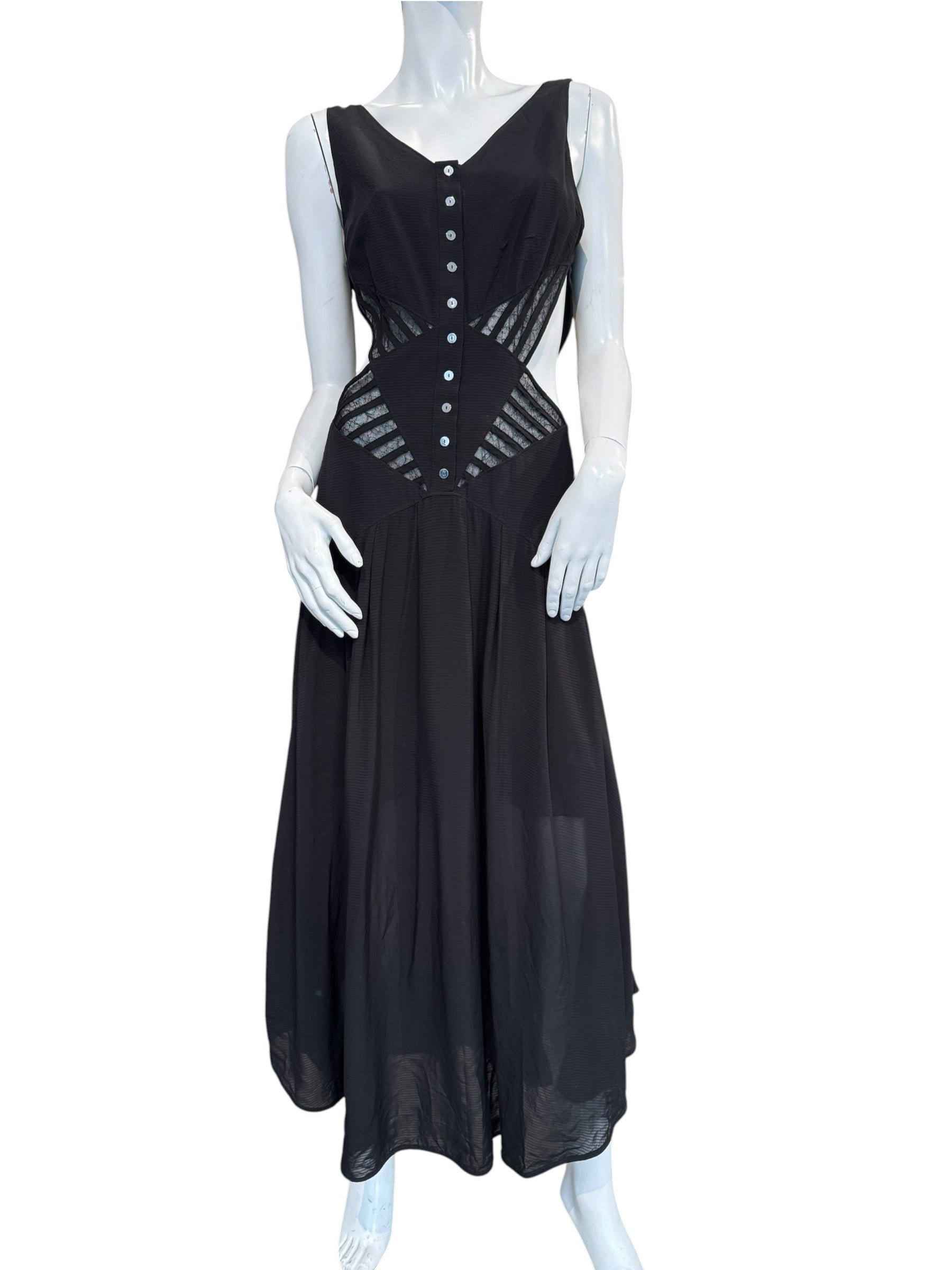 OLIVIER THEYSKENS CUT OUT DRESS