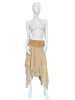 Thumbnail for PATRIZIA PEPPE SILK & LEATHER SKIRT