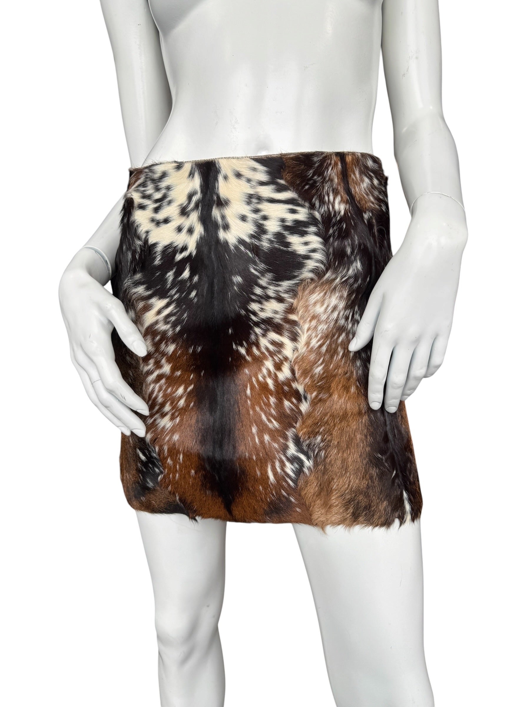 LUCIANO BARBERA FUR SKIRT