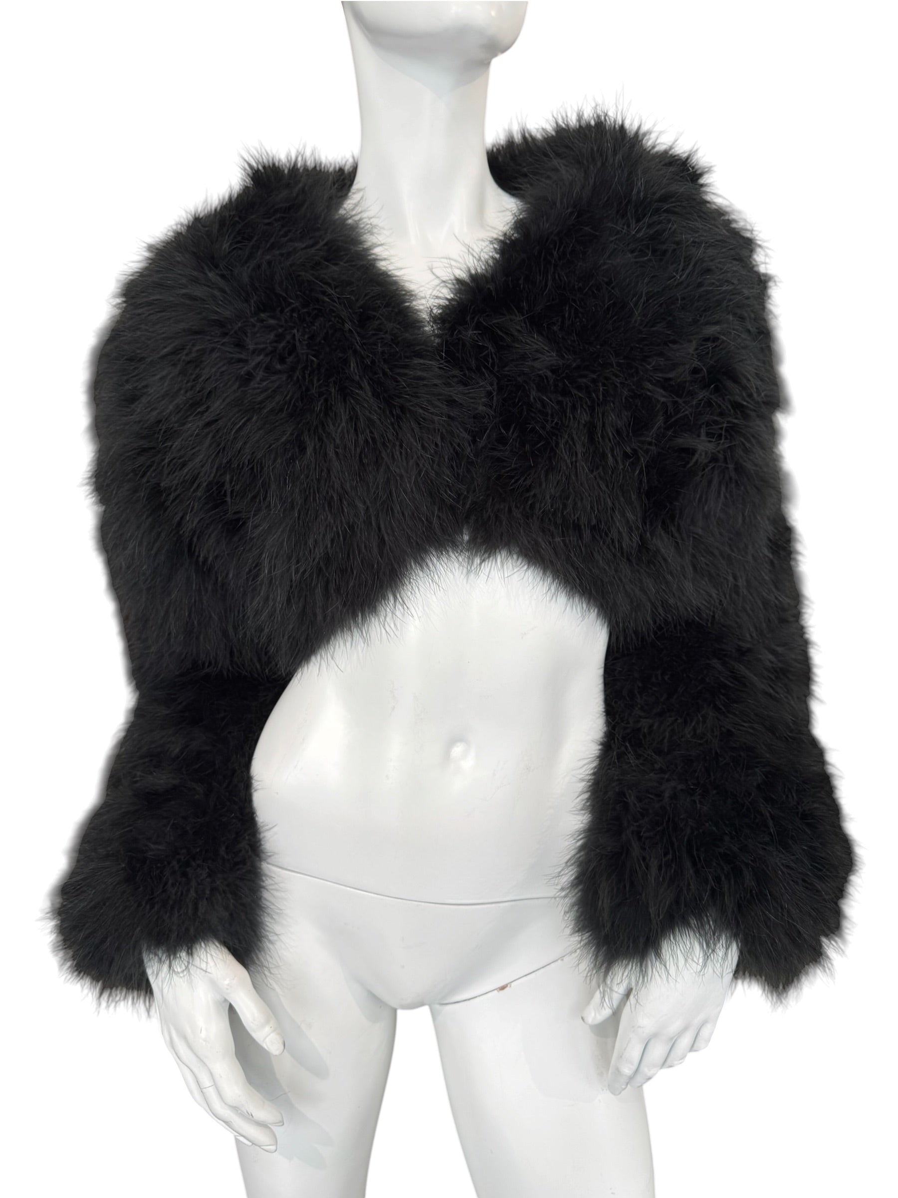 DOROTHÉ BIS FEATHERS JACKET