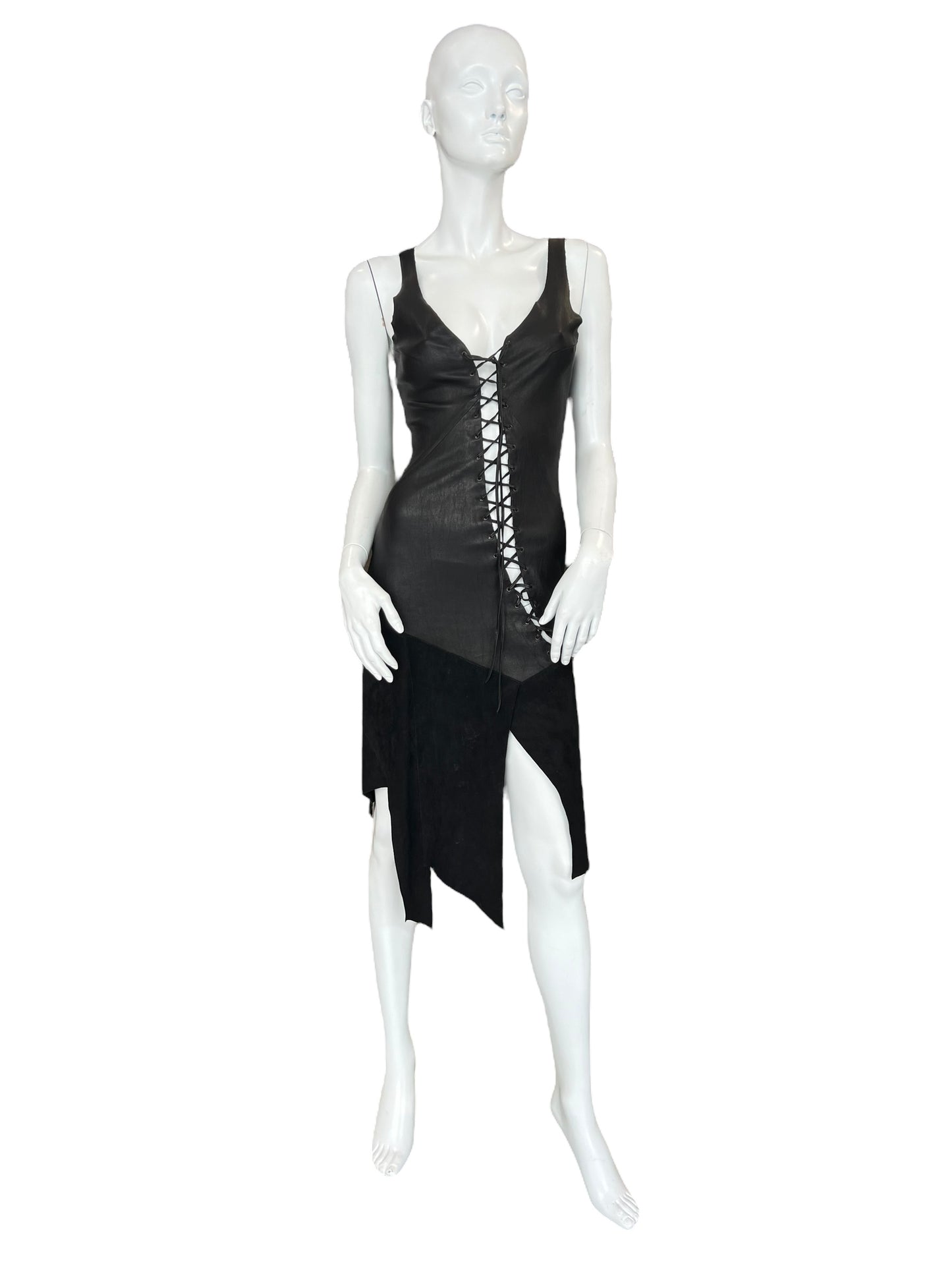 JITROIS LEATHER DRESS