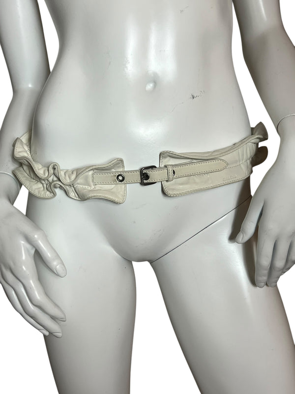 MIU MIU LEATHER BELT