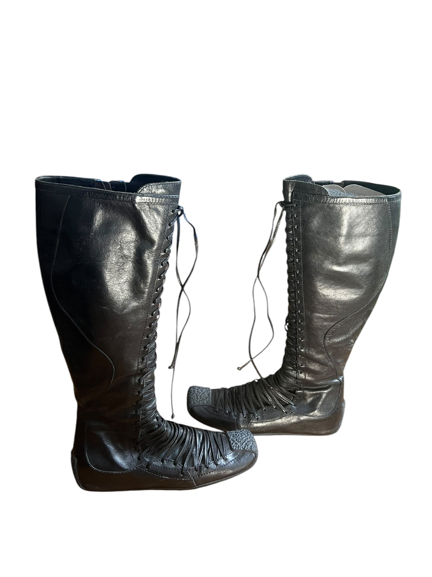 DIOR F/W 2002 FUNKY LEATHER BOOTS