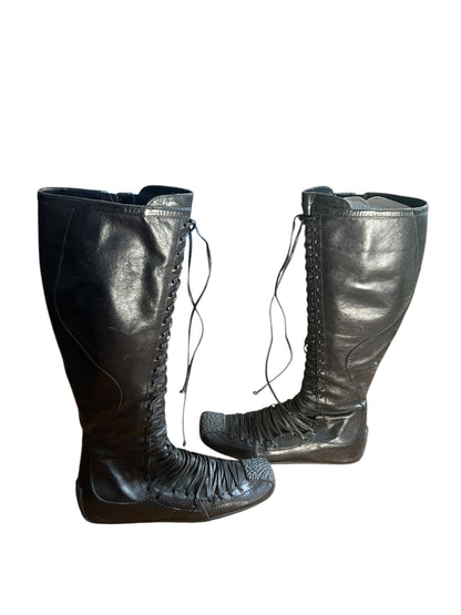 DIOR F/W 2002 FUNKY LEATHER BOOTS