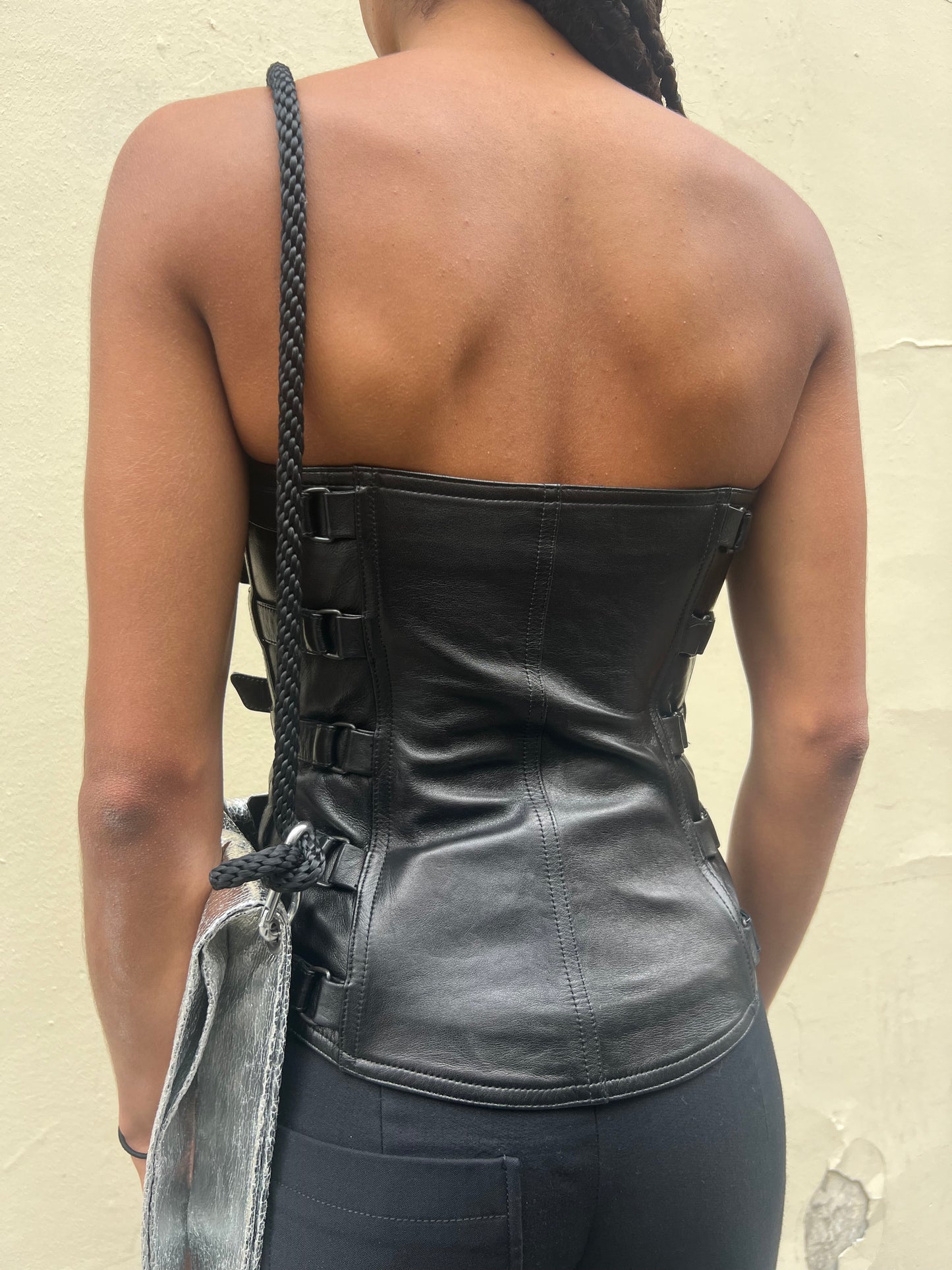 PLEIN SUD F/W 2001 LEATHER BUSTIER