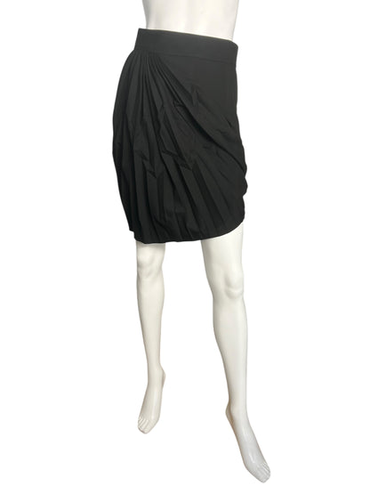 BALENCIAGA F/W 2003 PLEATED ASYMETRICAL SKIRT