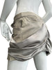 Thumbnail for ILARIA NISTRI LEATHER & SILK SKIRT