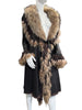 Thumbnail for VINTAGE LEATHER FUR COAT