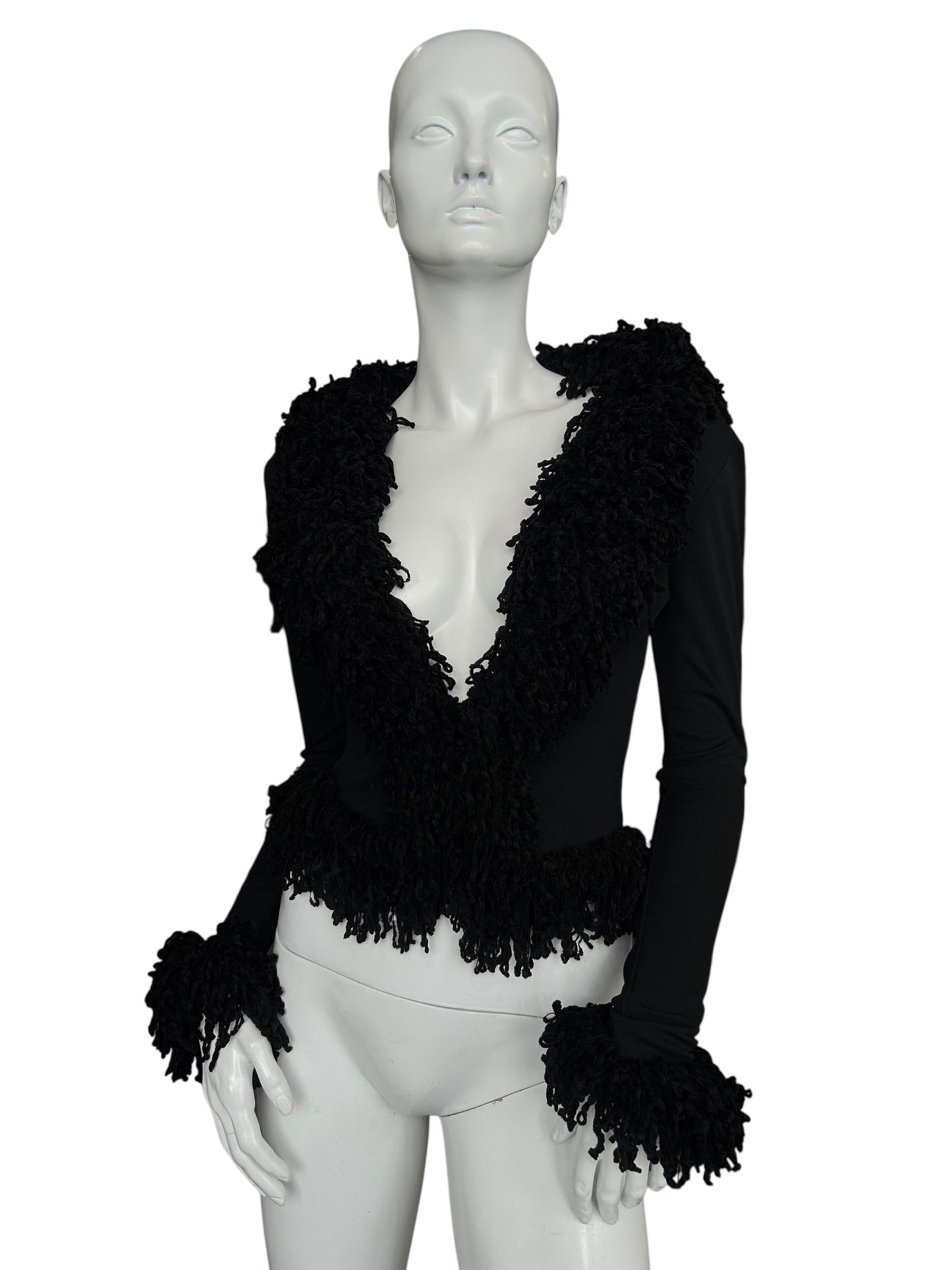 PLEIN SUD F/W1994 VELVET CARDIGAN