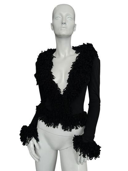 PLEIN SUD F/W1994 VELVET CARDIGAN