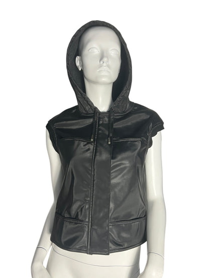 PLEIN SUD HOODED VEST