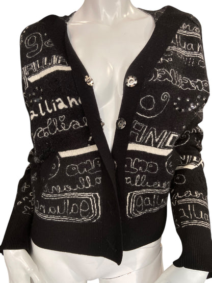 JOHN GALLIANO HOODED SWEATER