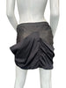 Thumbnail for ILARIA NISTRI LEATHER & SILK SKIRT