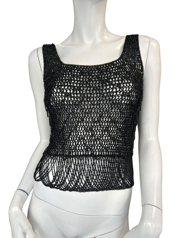 LORIS AZZARO 70’S CHAINMAIL TOP