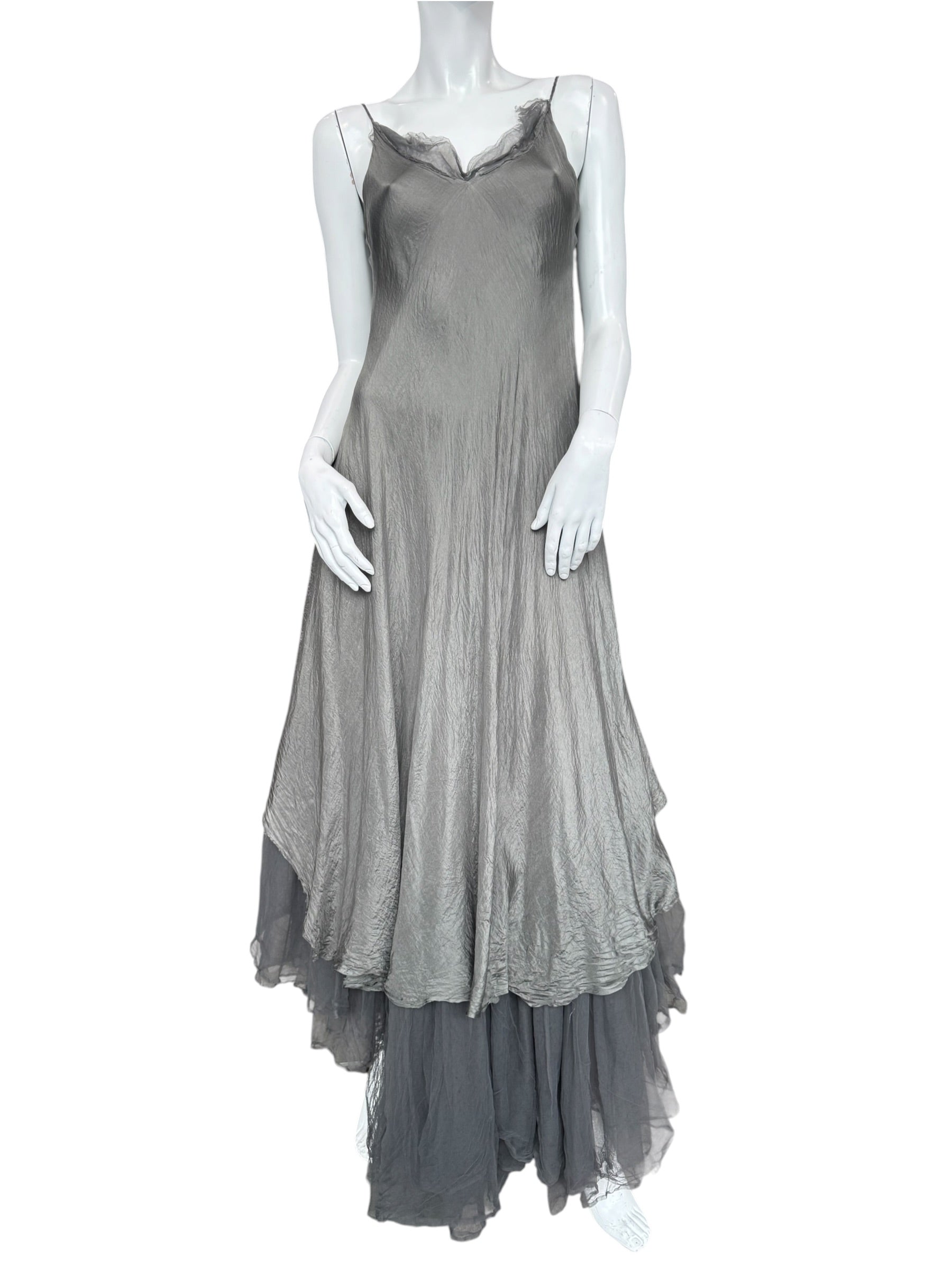 MARC LE BIHAN SILK MAXI DRESS