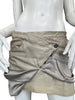 Thumbnail for ILARIA NISTRI LEATHER & SILK SKIRT