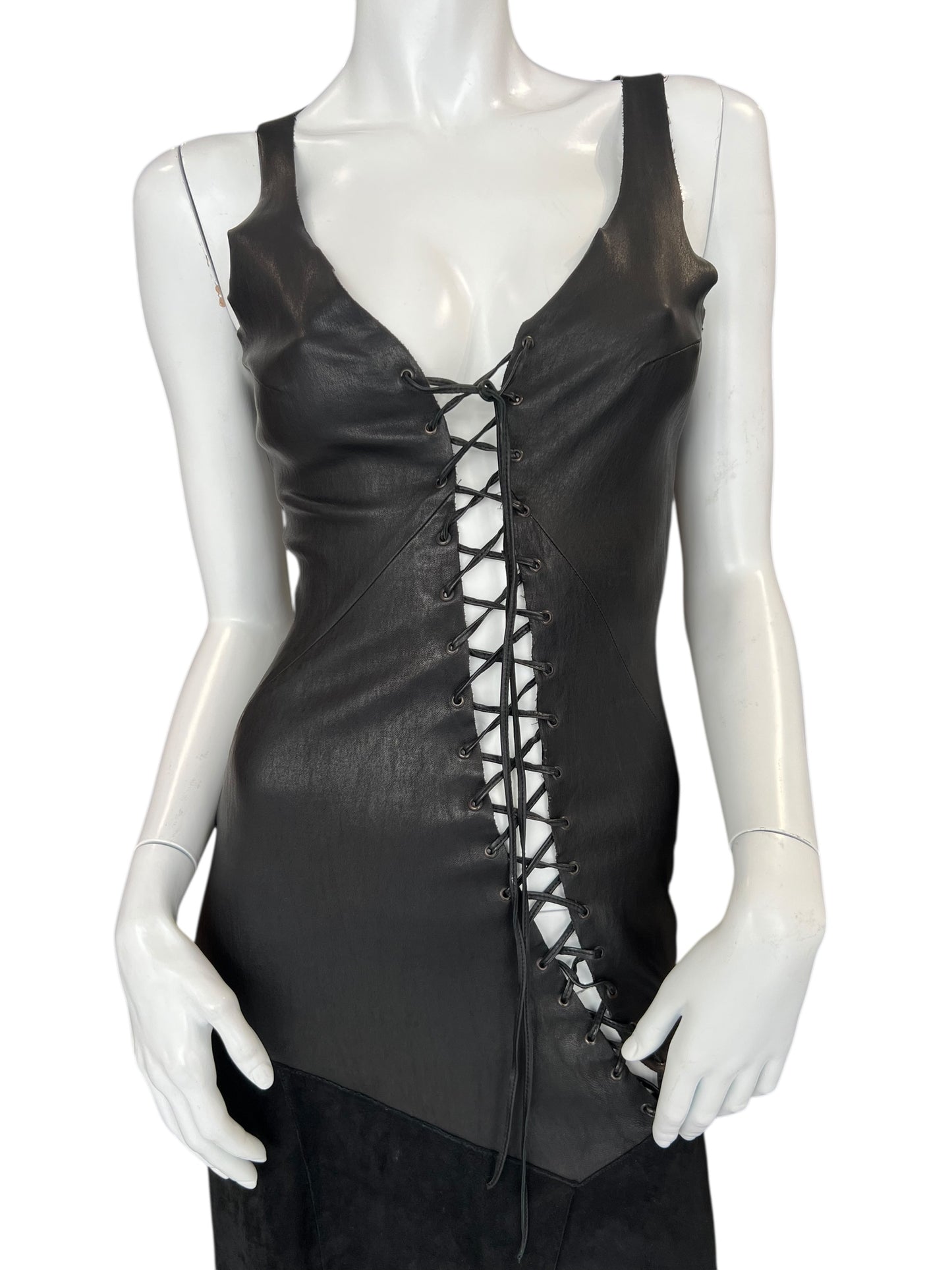 JITROIS LEATHER DRESS