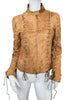 Thumbnail for PLEIN SUD LEATHER LACED JACKET