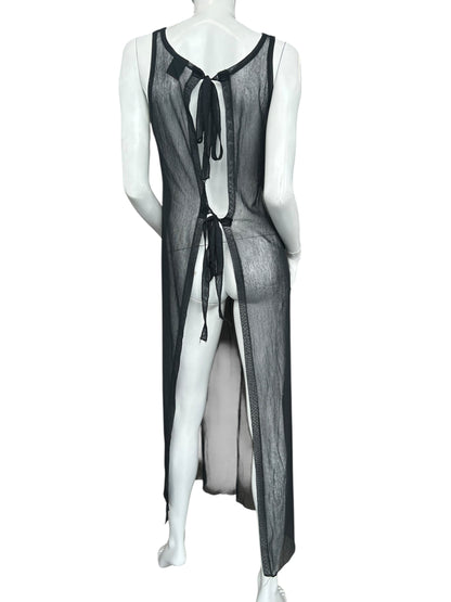 JEAN PAUL GAULTIER BLACK MESH DRESS