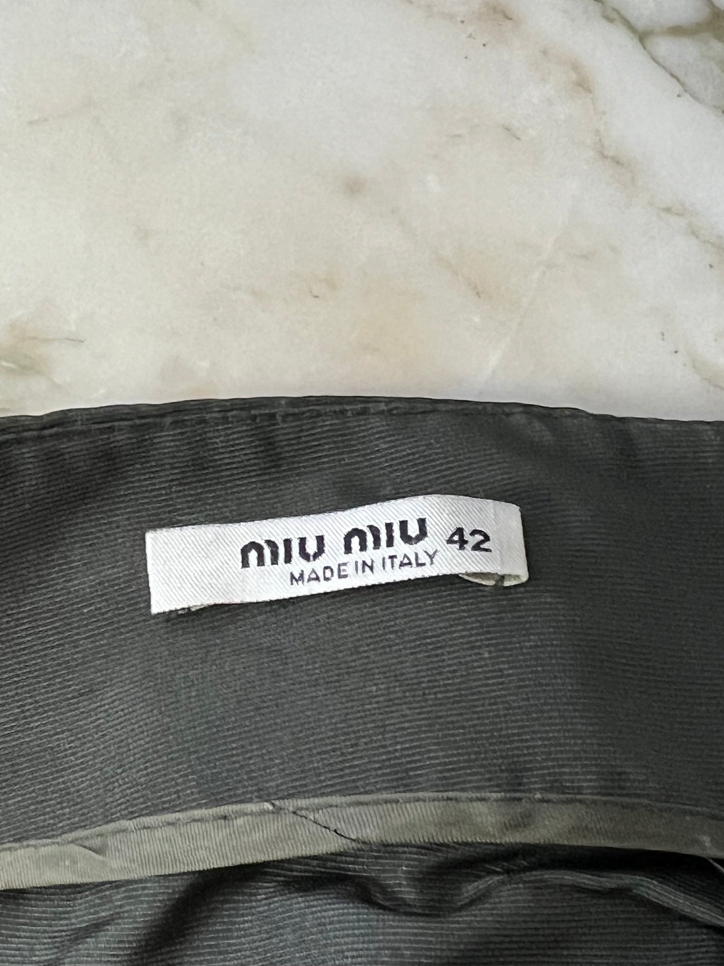 MIU MIU 2006 BUSTIER - SKIRT