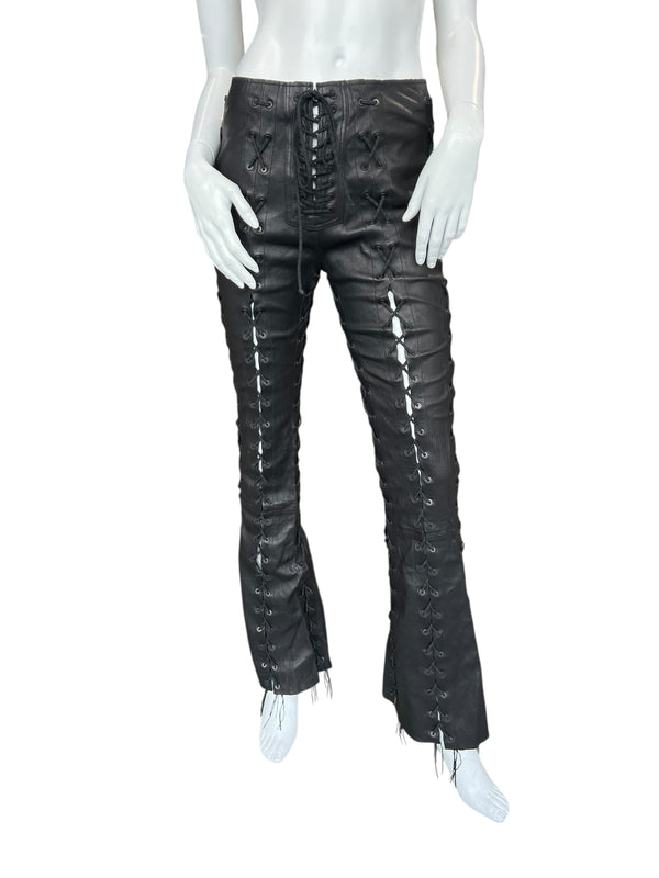 BEN TAVERNITI LEATHER PANTS