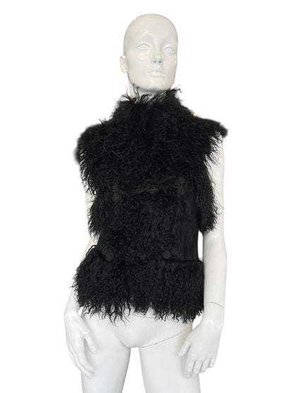 VINTAGE MONGOLIAN LAMB FUR VEST