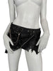 Thumbnail for VINTAGE LEATHER MINI SKIRT