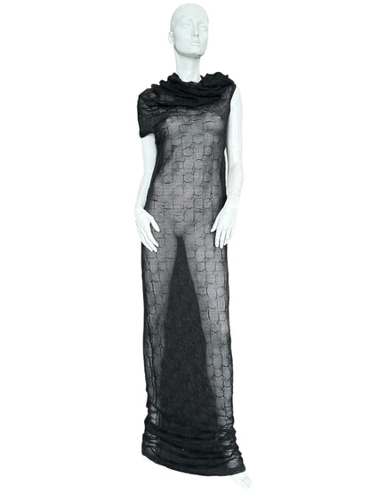 JUNYA WATANABE S/S 2016 WOOL MAXI DRESS
