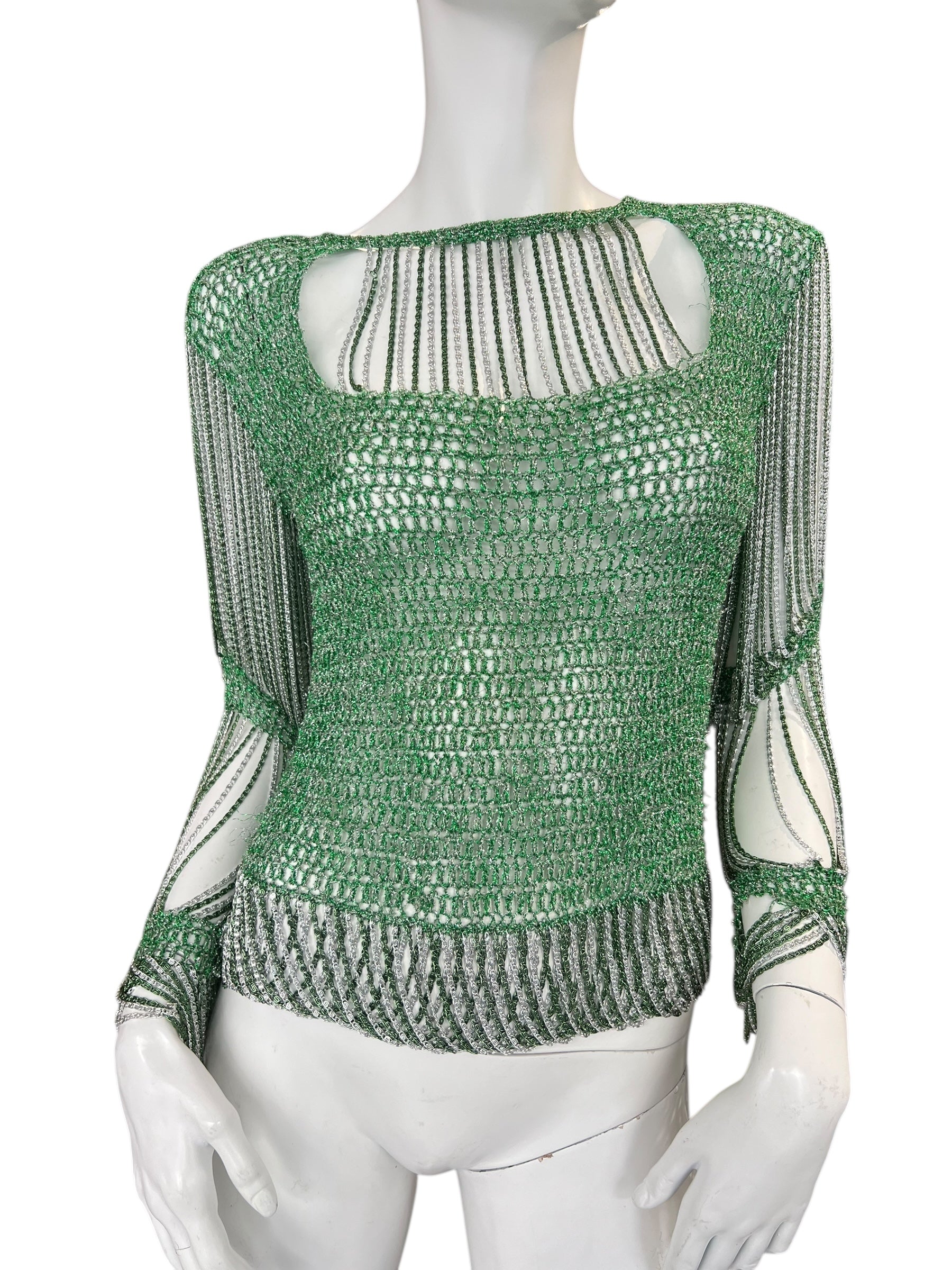 LORIS AZZARO 1973 CHAINMAIL TOP