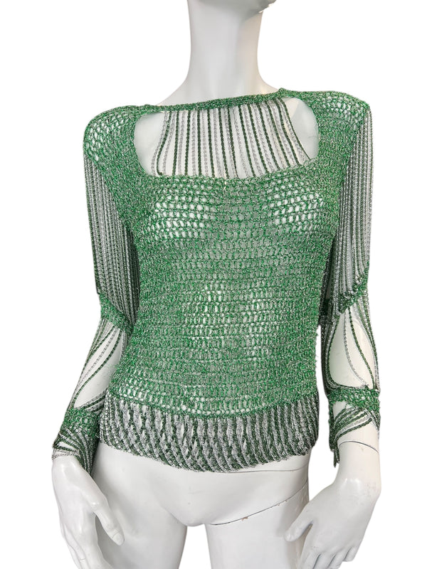 LORIS AZZARO 1973 CHAINMAIL TOP