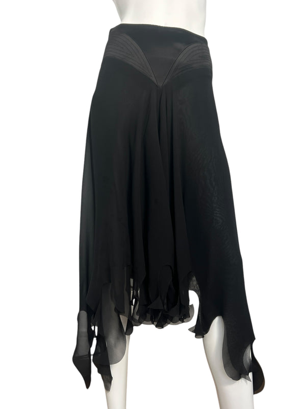 COSTUME NATIONAL SILK SKIRT