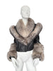 Thumbnail for VINTAGE LEATHER FUR JACKET