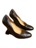 Thumbnail for SALVATORE FERRAGAMO LEATHER WEDGE HEELS