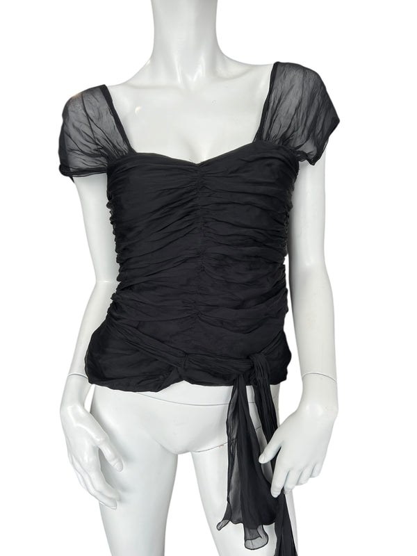 ALBERTA FERRETI SILK TOP