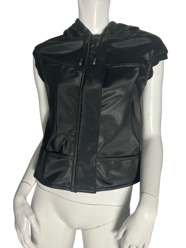 PLEIN SUD HOODED VEST