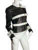 Thumbnail for ALAN GERARD MULTI BELT LEATHER JACKET