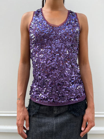 SISLEY SEQUIN TANK TOP