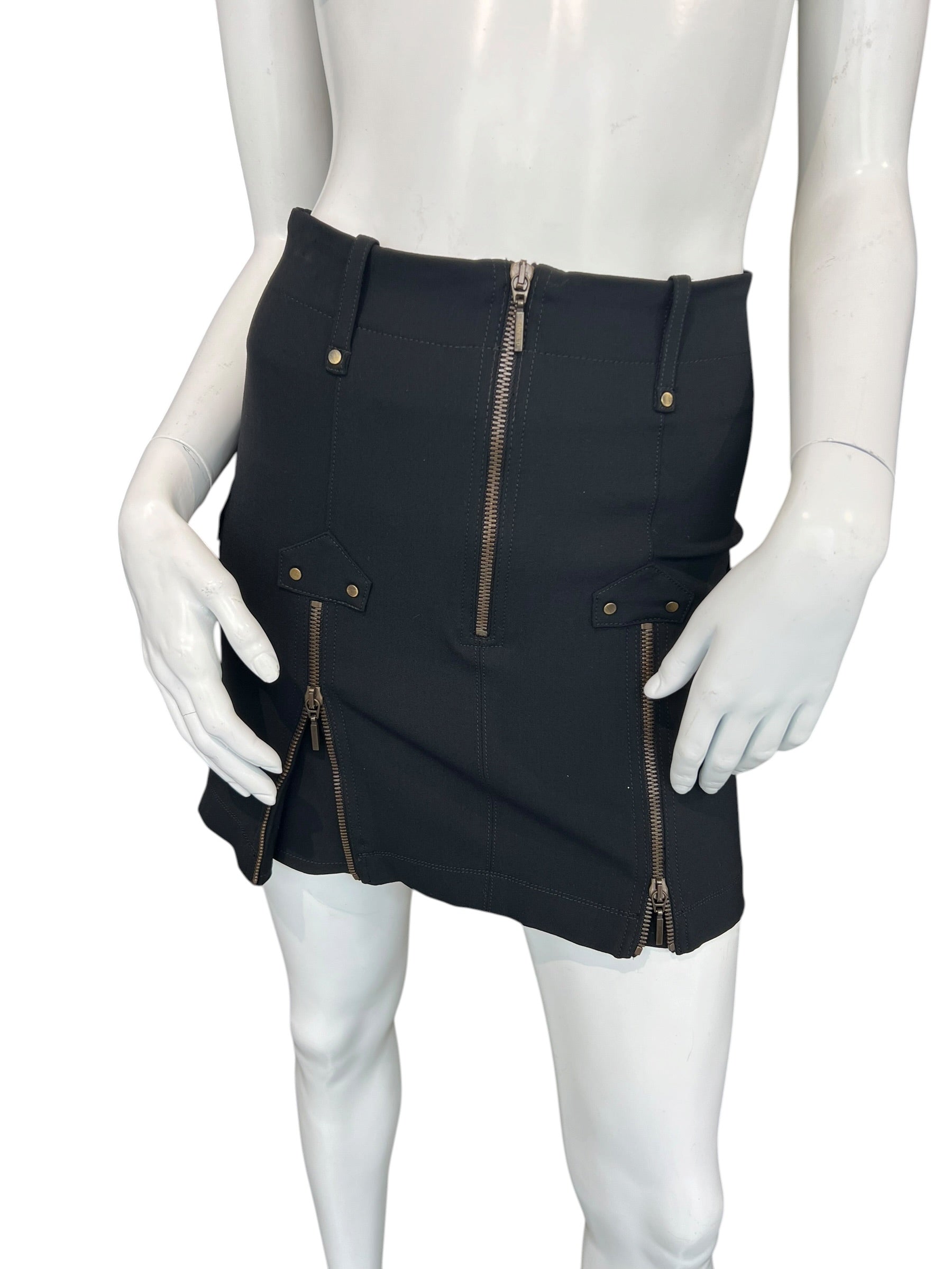 PLEIN SUD ZIP SKIRT